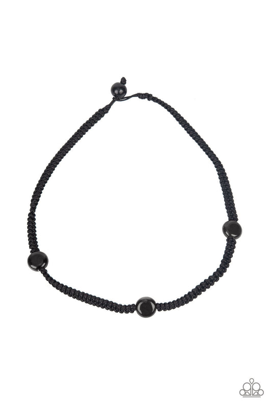 SoCal Style - Black Paparazzi Urban Necklace