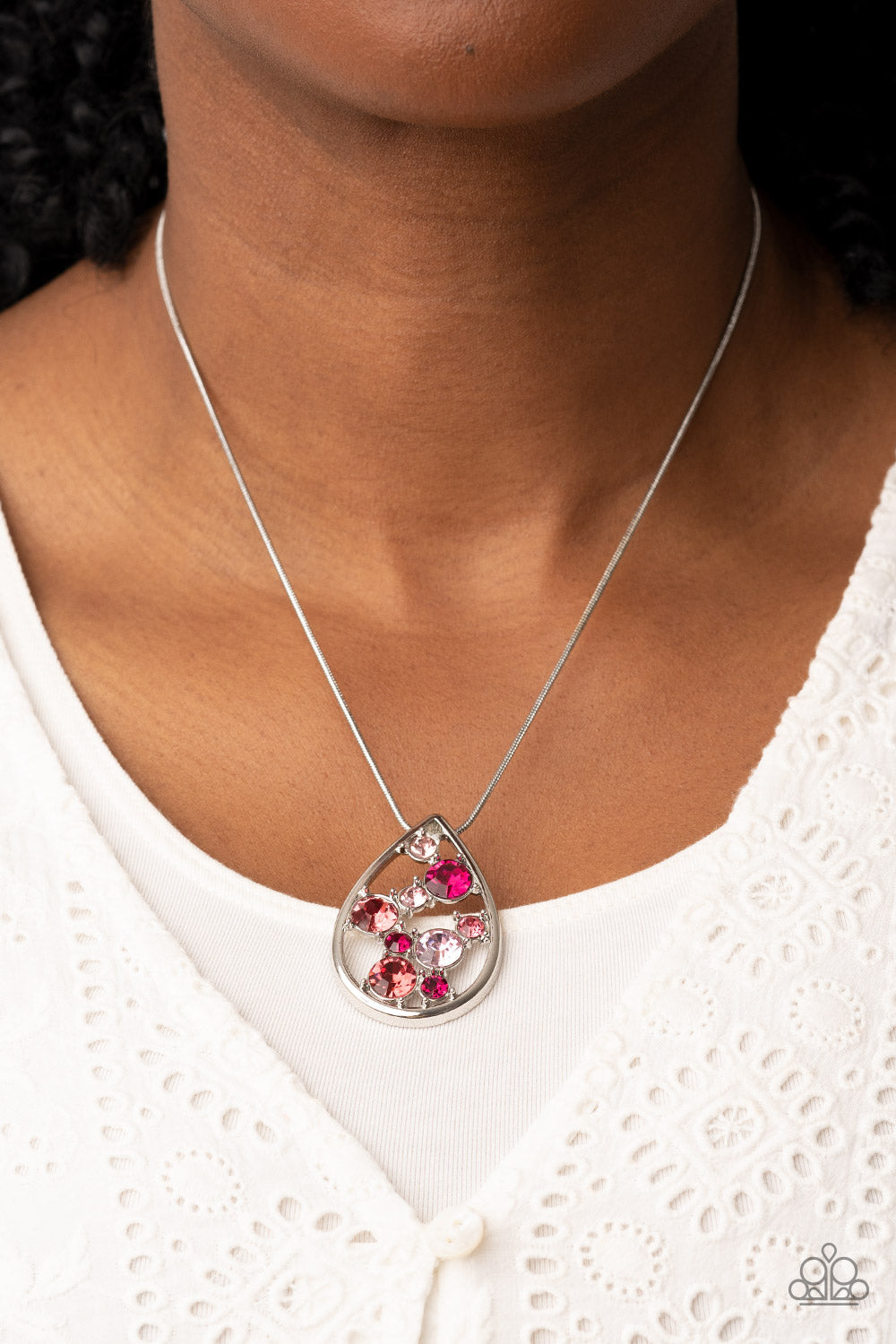 Seasonal Sophistication - Pink Paparazzi Necklace