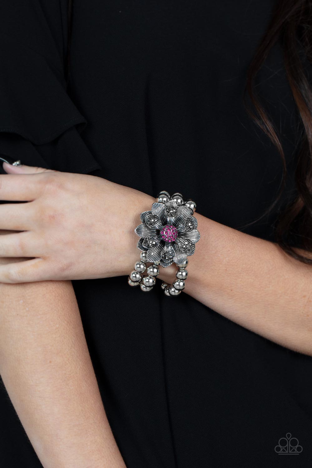 Botanical Bravado - Pink Paparazzi Bracelet