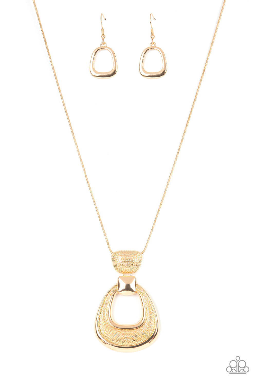 Park Avenue Attitude - Gold Paparazzi Necklace