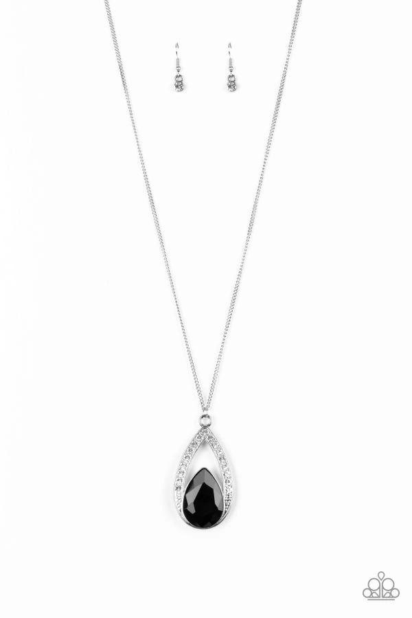 Notorious Noble - Black Paparazzi Necklace