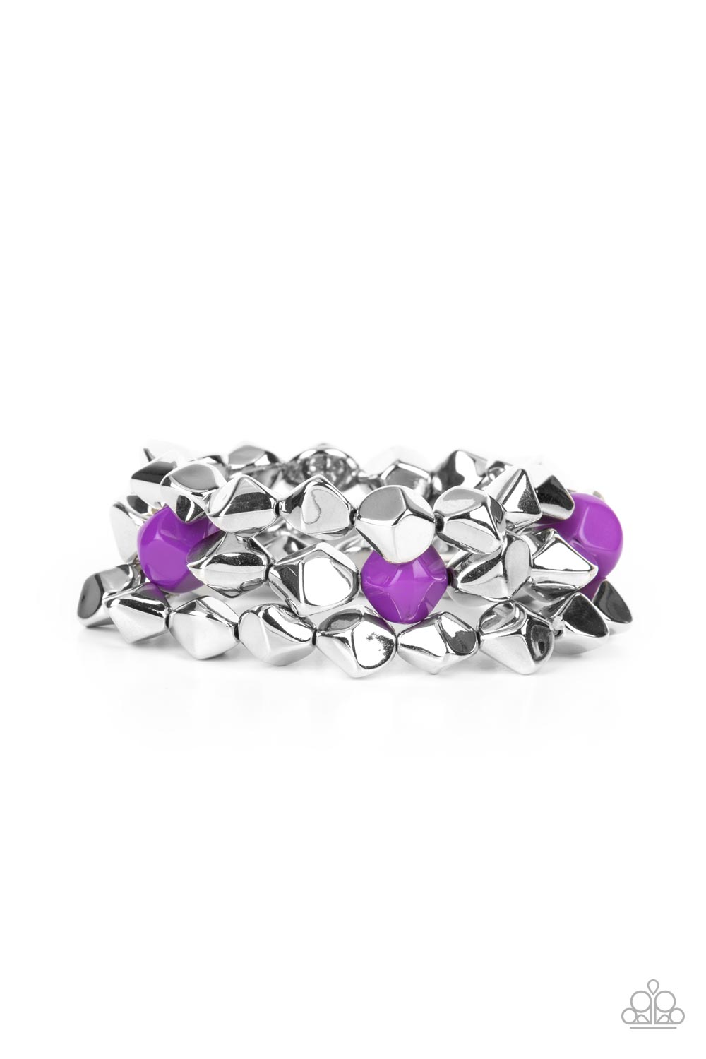 A Perfect TENACIOUS - Purple Paparazzi Bracelet