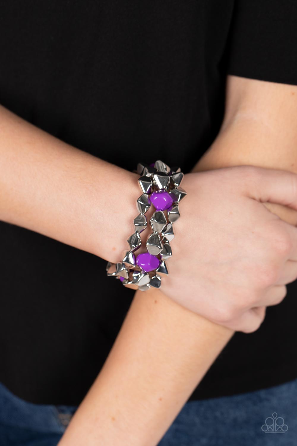 A Perfect TENACIOUS - Purple Paparazzi Bracelet
