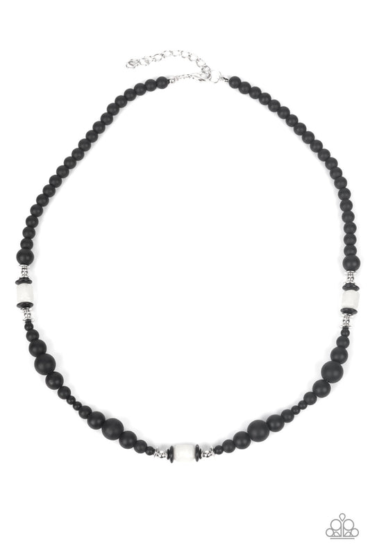 Stone Synchrony - White Paparazzi Urban Necklace