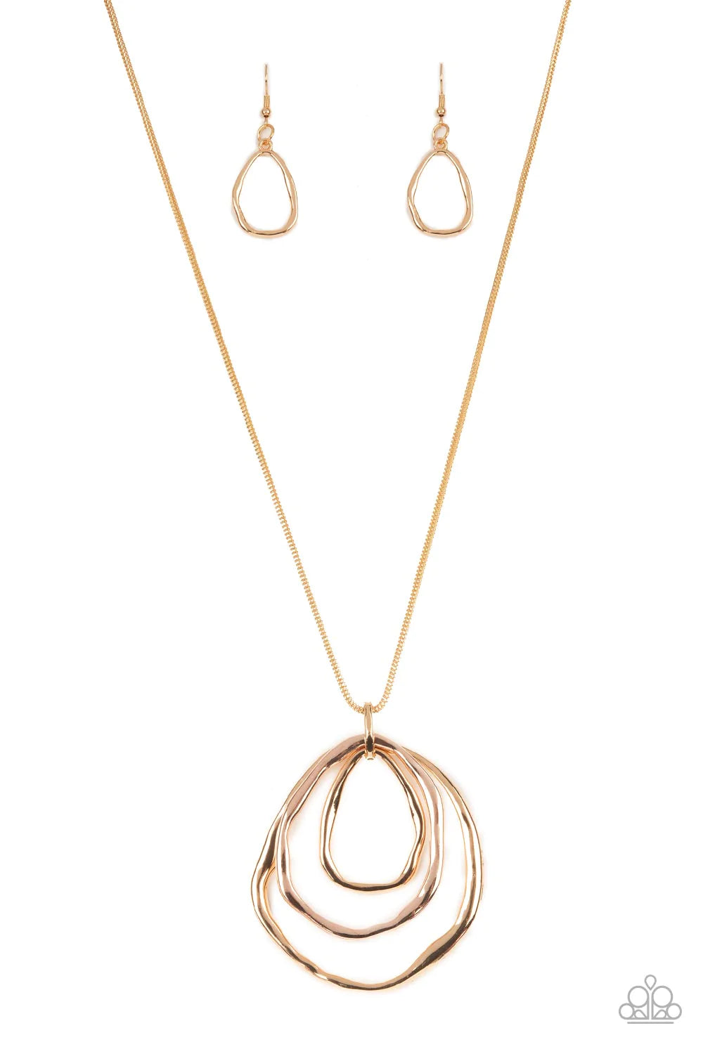 Revamped Relic Gold Paparazzi Necklace