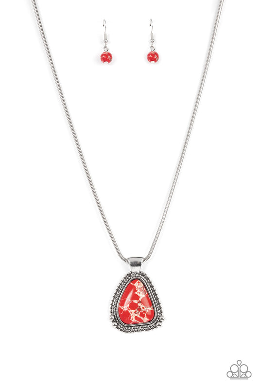Artisan Adventure - Red Paparazzi Necklace