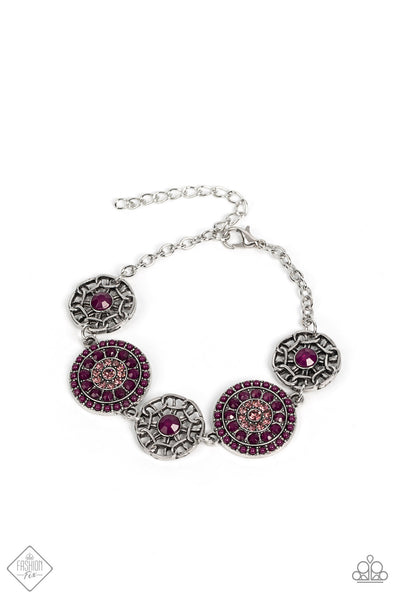 Vogue Garden-Variety - Purple Paparazzi Fashion Fix Bracelet