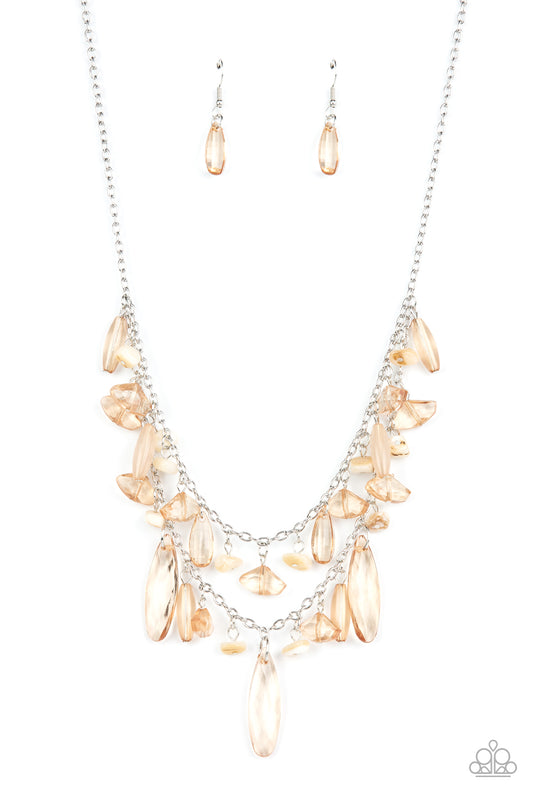 Candlelit Cabana - Brown Paparazzi Necklace