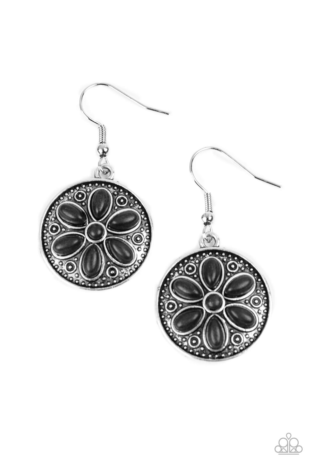 Saguaro Spring - Black Paparazzi Earrings