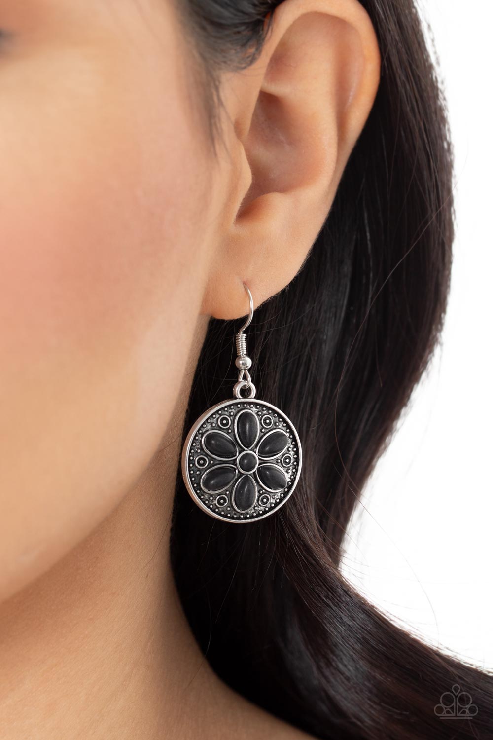Saguaro Spring - Black Paparazzi Earrings