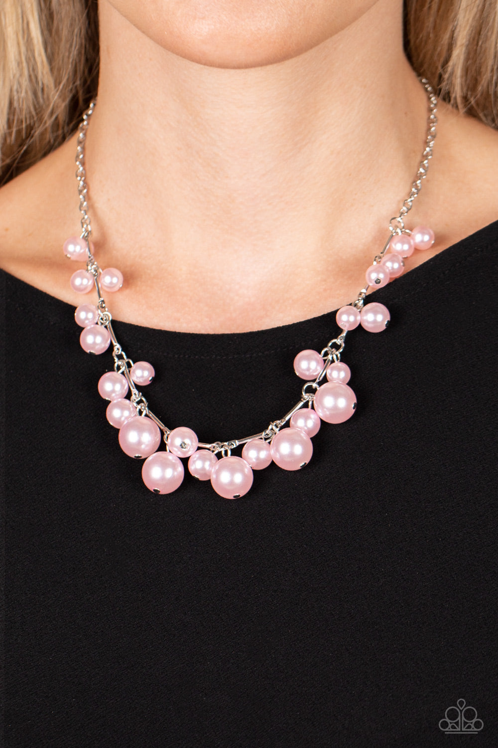 Tearoom Gossip - Pink Paparazzi Necklace