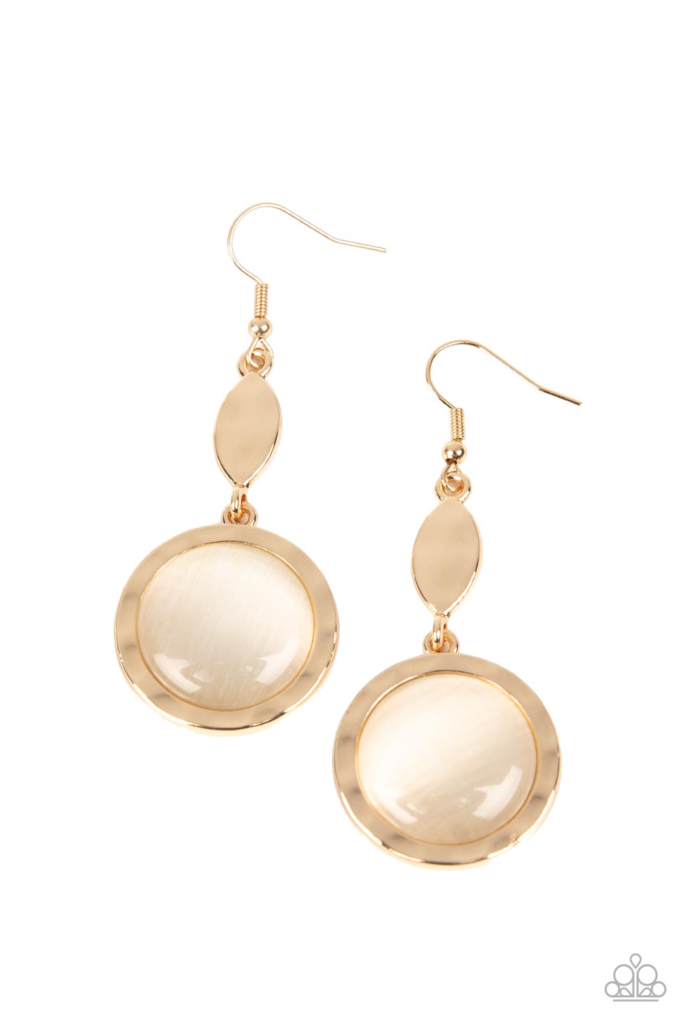 Magically Magnificent - Gold Paparazzi Earrings