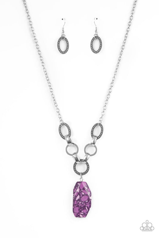 Mystical Mineral - Purple Paparazzi Necklace