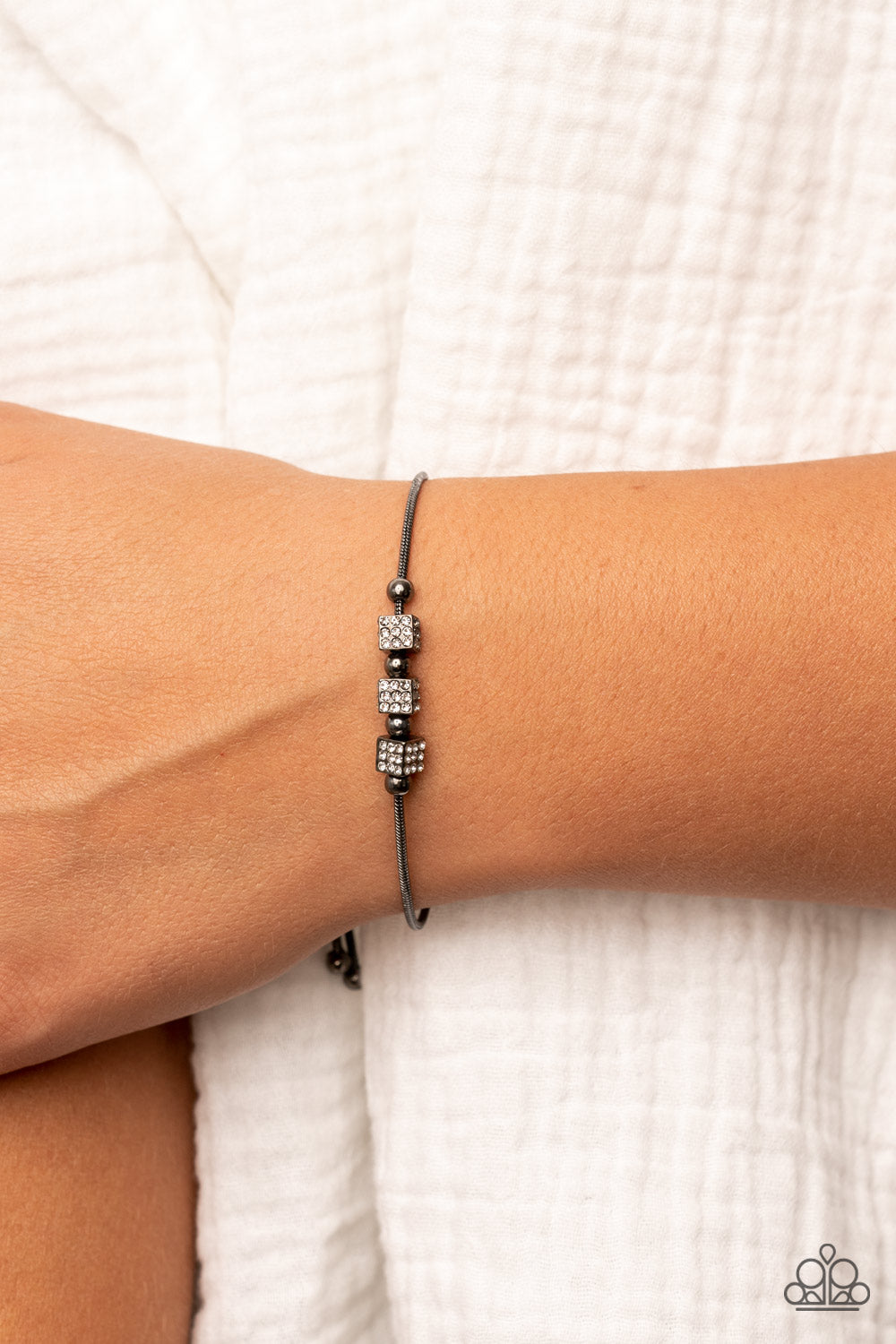 Roll Out the Radiance - Black Paparazzi Bracelet