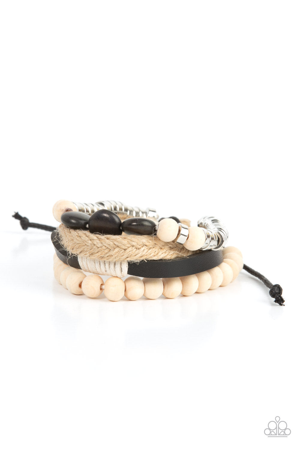 DRIFTER Away - Black Paparazzi Urban Bracelet