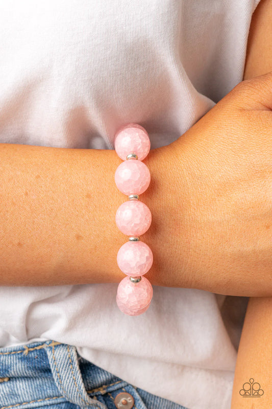 Arctic Affluence Pink Paparazzi Bracelet
