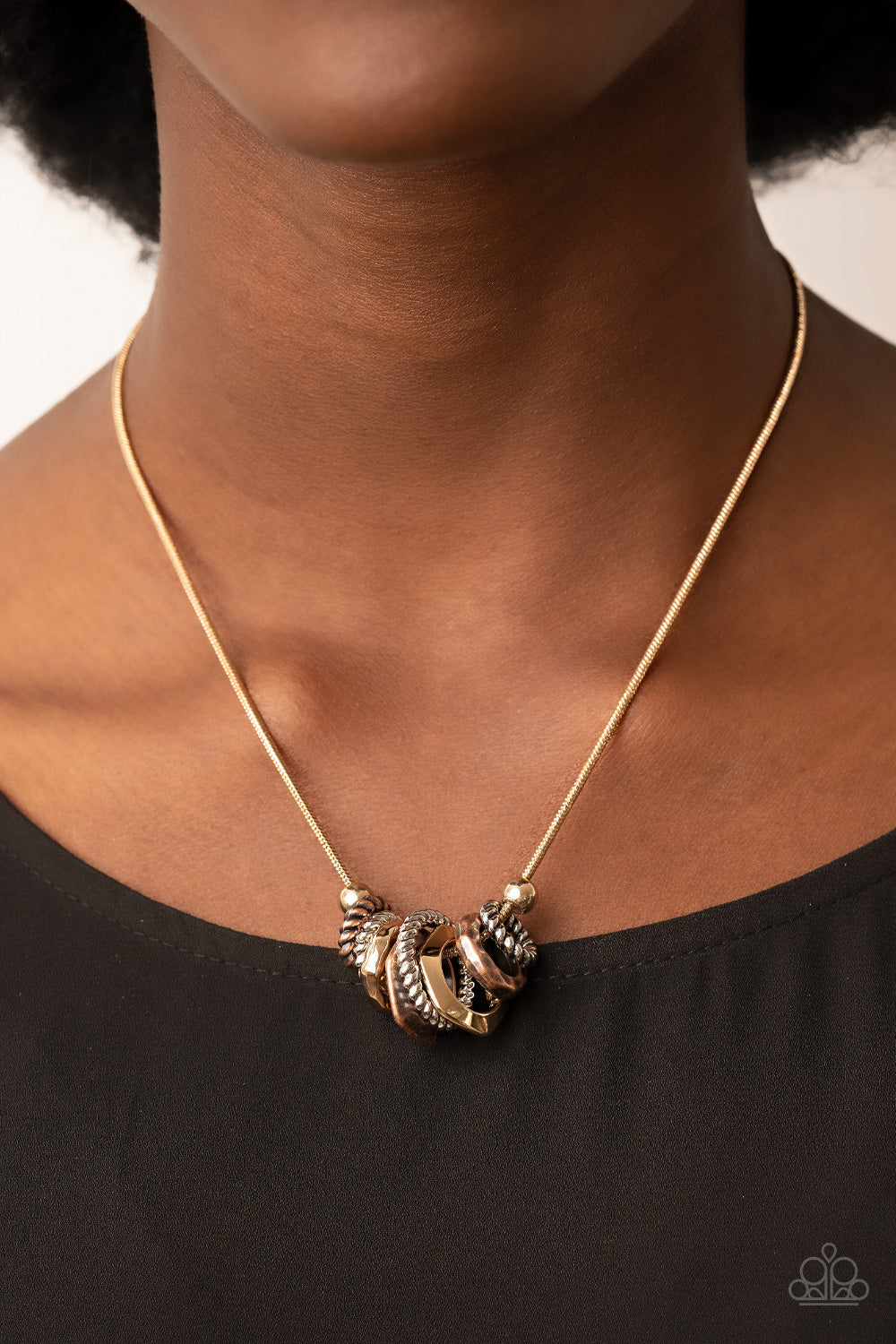 Mechanical Mischief - Multi Paparazzi Necklace