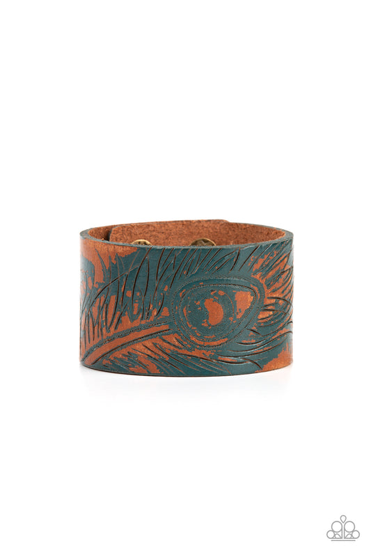 Positively Peacock - Blue Paparazzi Urban Bracelet
