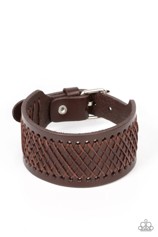 Drifter Discovery - Brown Paparazzi Urban Bracelet