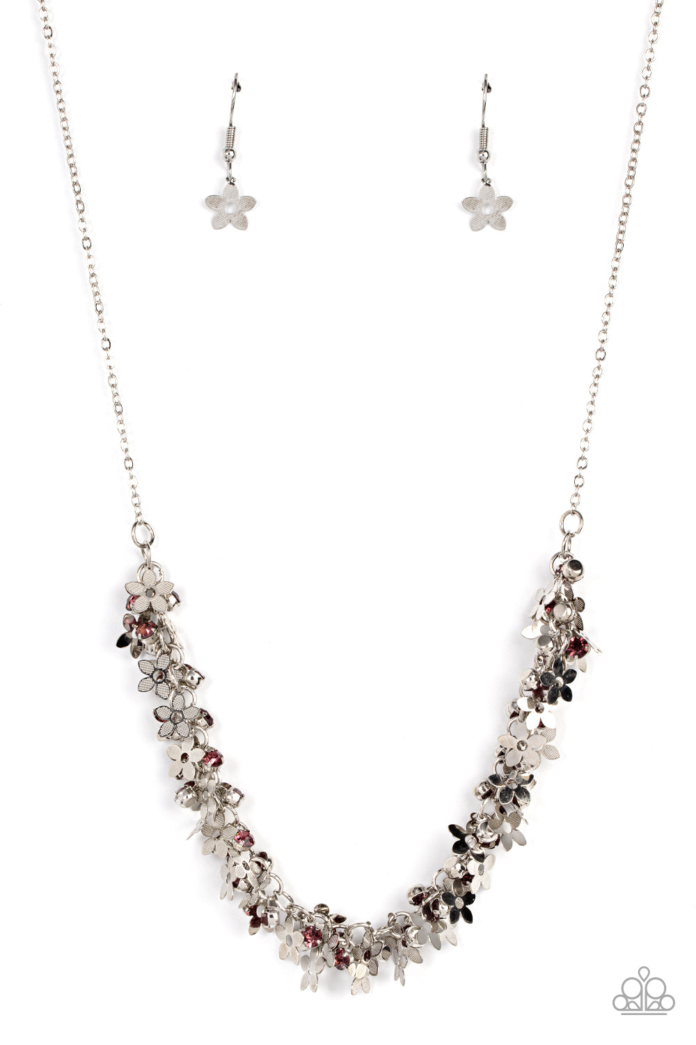 Fearlessly Floral - Purple Paparazzi Necklace