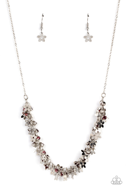 Fearlessly Floral - Purple Paparazzi Necklace