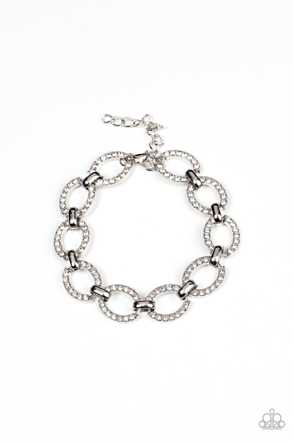 Date Night Debonair - White Paparazzi Bracelet