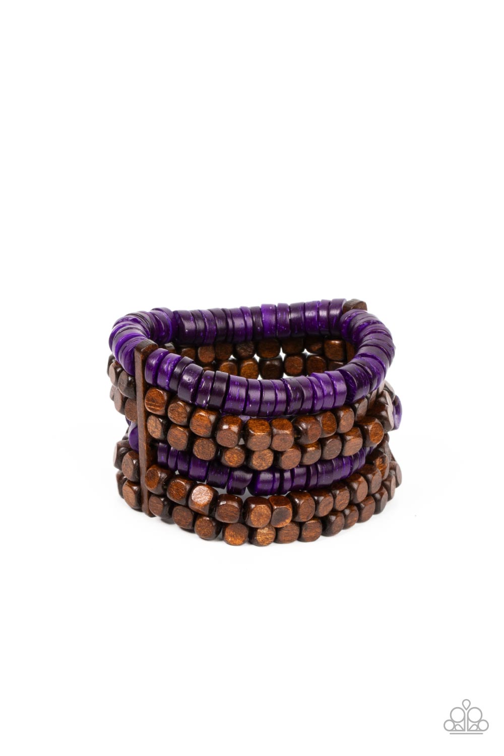 Fiji Fiesta - Purple Paparazzi Bracelet