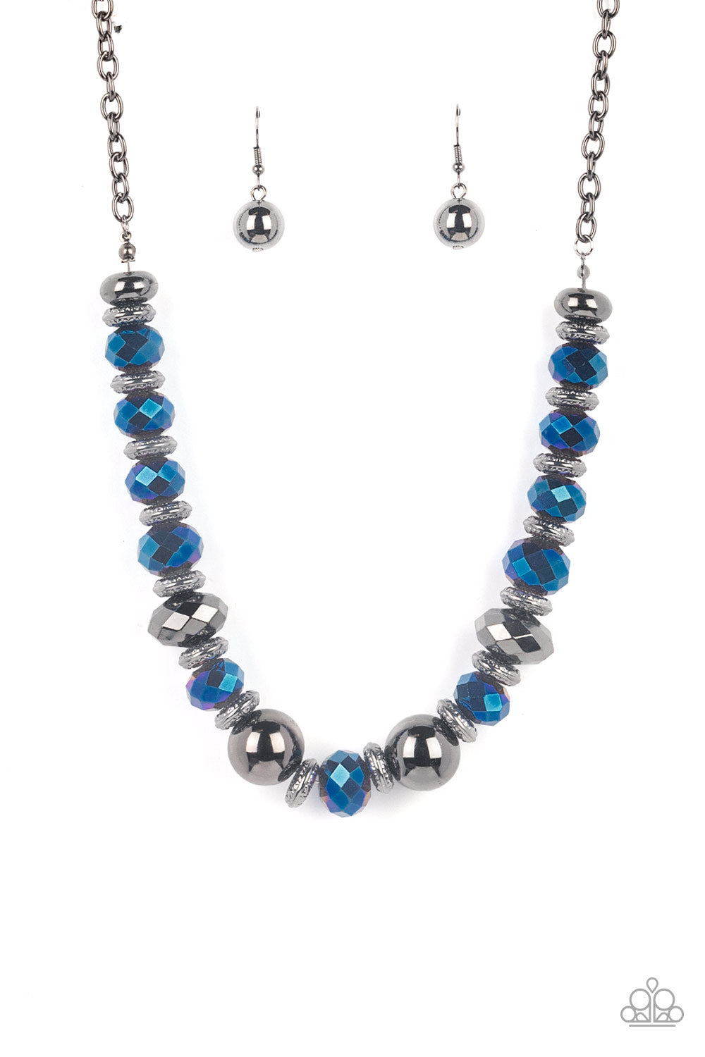 Interstellar Influencer - Blue Paparazzi Necklace