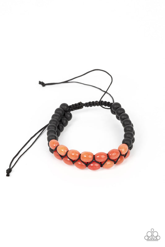 Just Play Cool - Orange Paparazzi Urban Bracelet