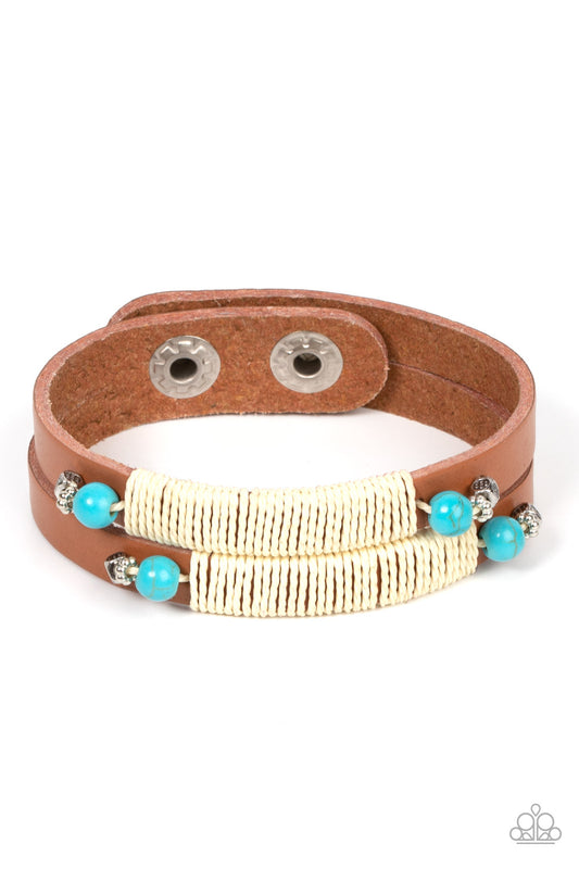And ZEN Some - Blue Paparazzi Urban Bracelet