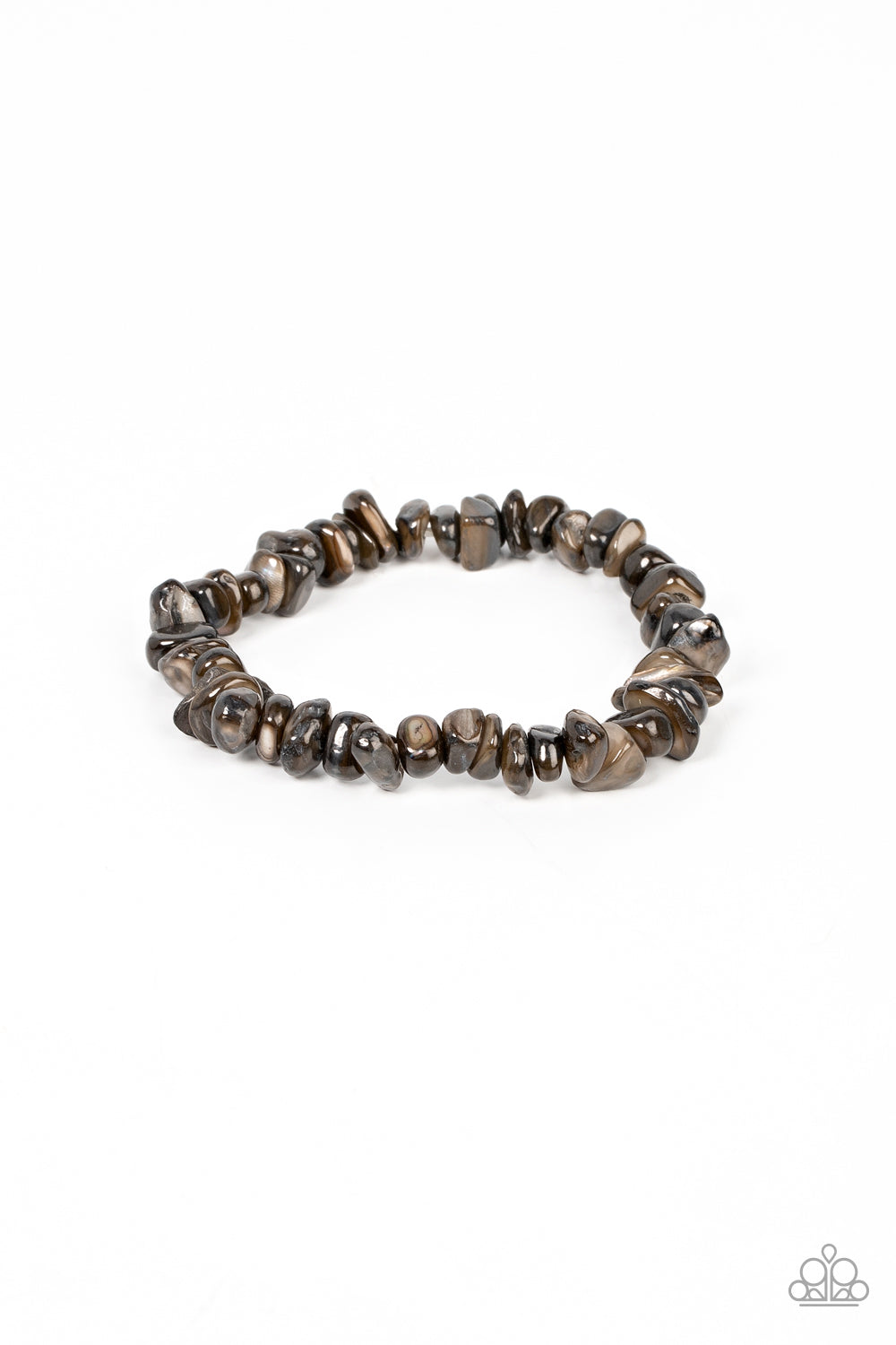 Grounded for Life - Black Paparazzi Urban Bracelet