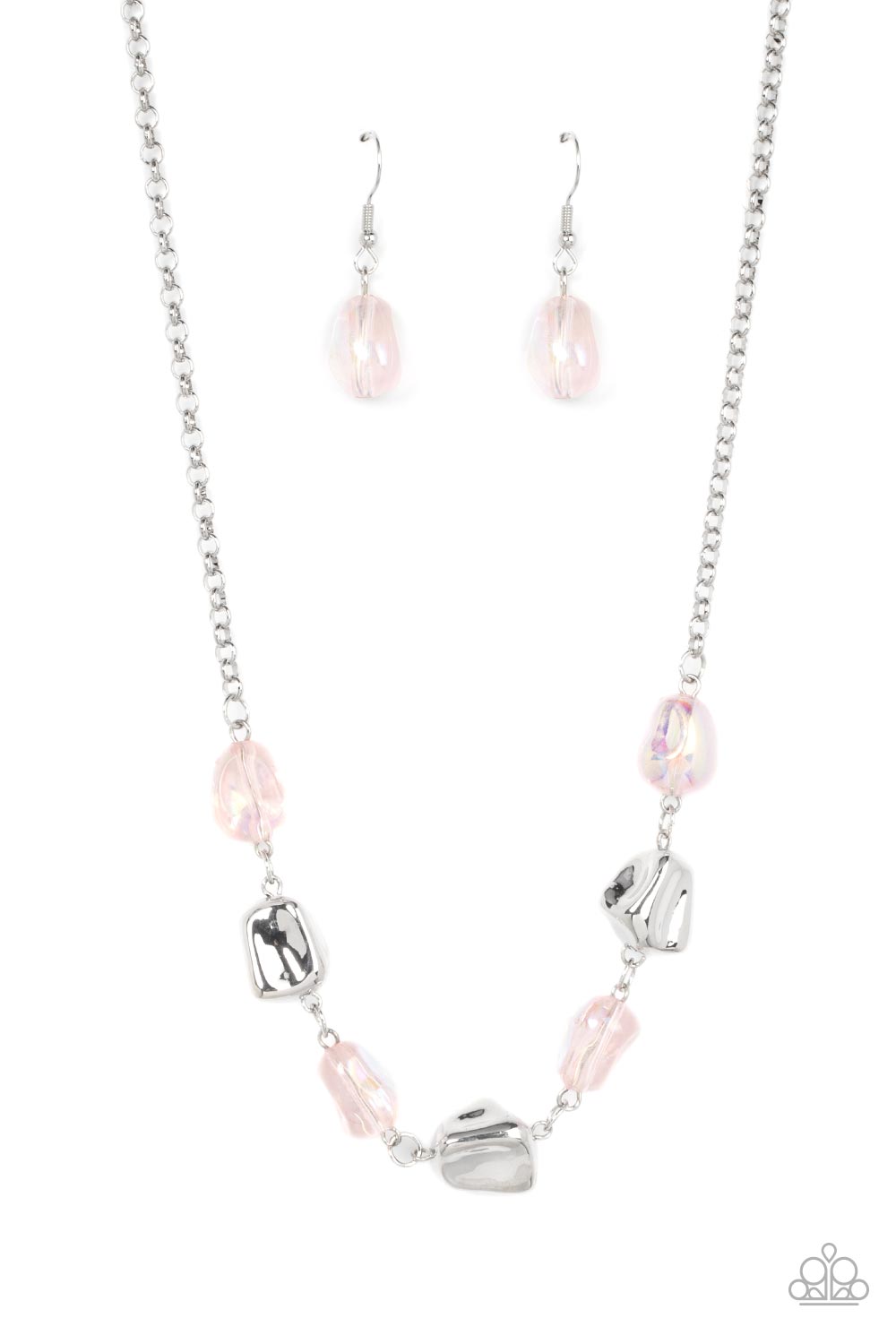 Inspirational Iridescence - Pink Paparazzi Necklace