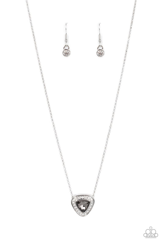 The Whole Package - Silver Paparazzi Necklace