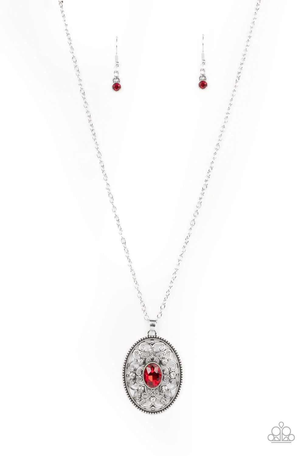 Sonata Swing Red Paparazzi Necklace