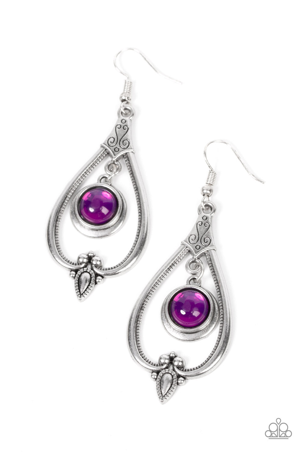 Ethereal Emblem - Purple Earrings