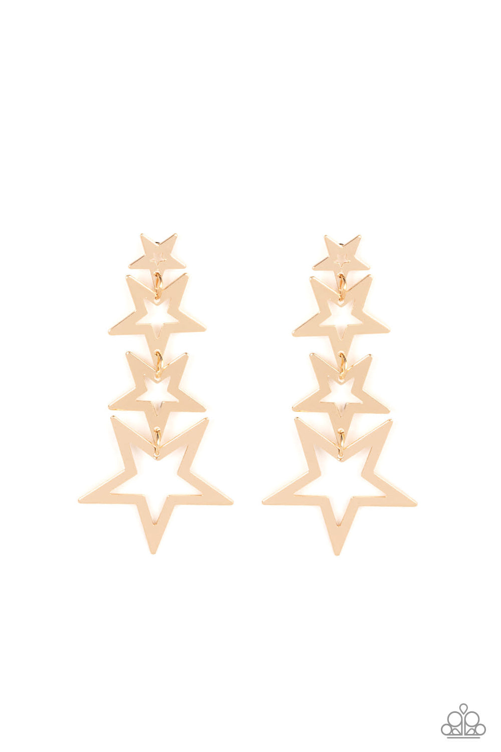Superstar Crescendo - Gold Earrings