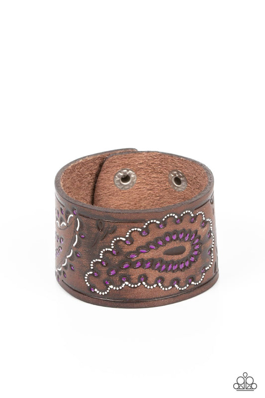 Paisley Pioneer - Purple Paparazzi Urban Bracelet