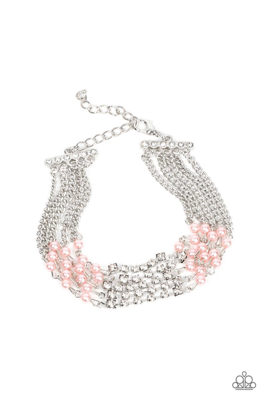 Experienced in Elegance - Pink Paparazzi Bracelet