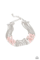 Experienced in Elegance - Pink Paparazzi Bracelet