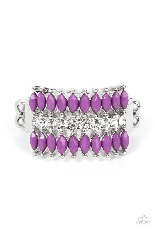 Cinematic Couture - Purple Paparazzi Ring