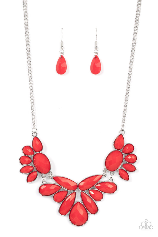 A Passing FAN-cy - Red Paparazzi Necklace