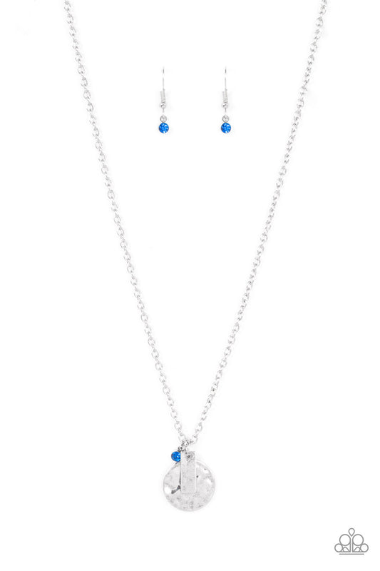 Minimal EFFORTLESS - Blue Paparazzi Necklace