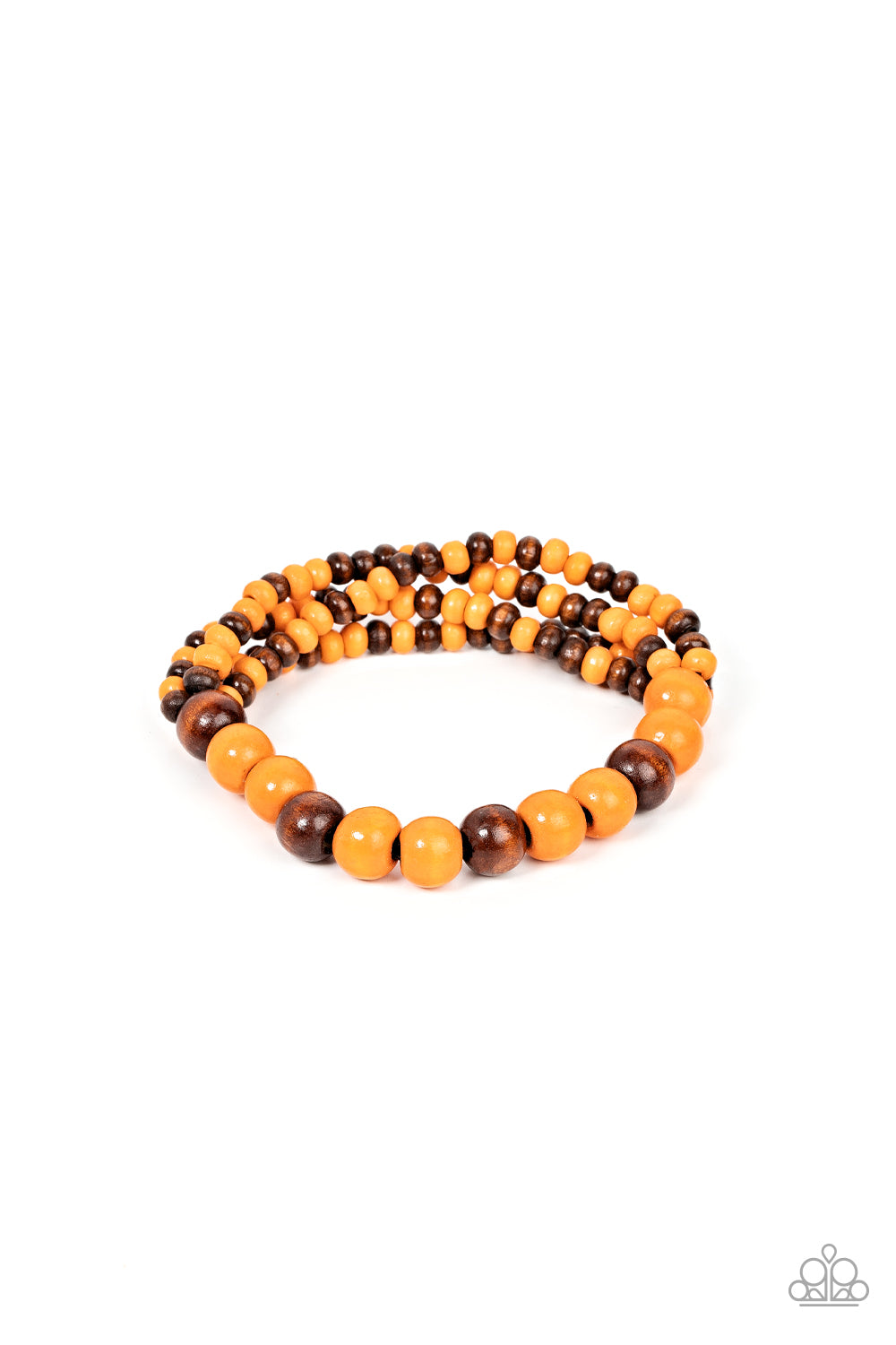 Oceania Oasis - Orange Paparazzi Bracelet