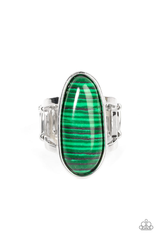 Eco Expression - Green Paparazzi Ring