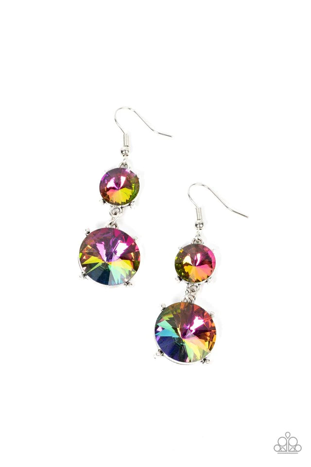 Sizzling Showcase Multi Paparazzi Earrings