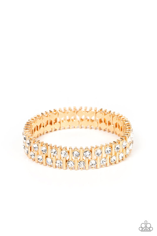 Generational Glimmer - Gold Paparazzi Bracelet