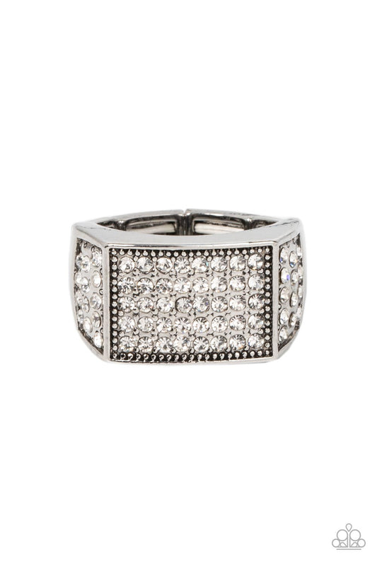 Metro Merger - White Paparazzi Urban Ring