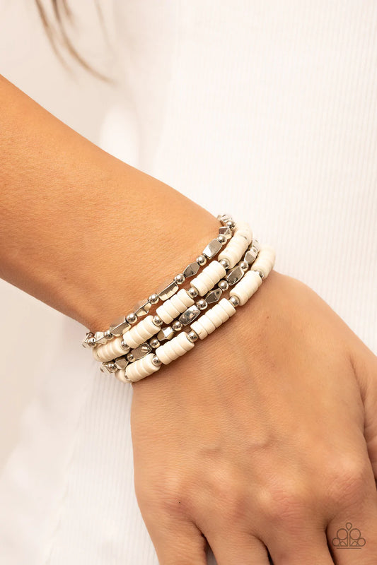 Anasazi Apothecary White Paparazzi Bracelet
