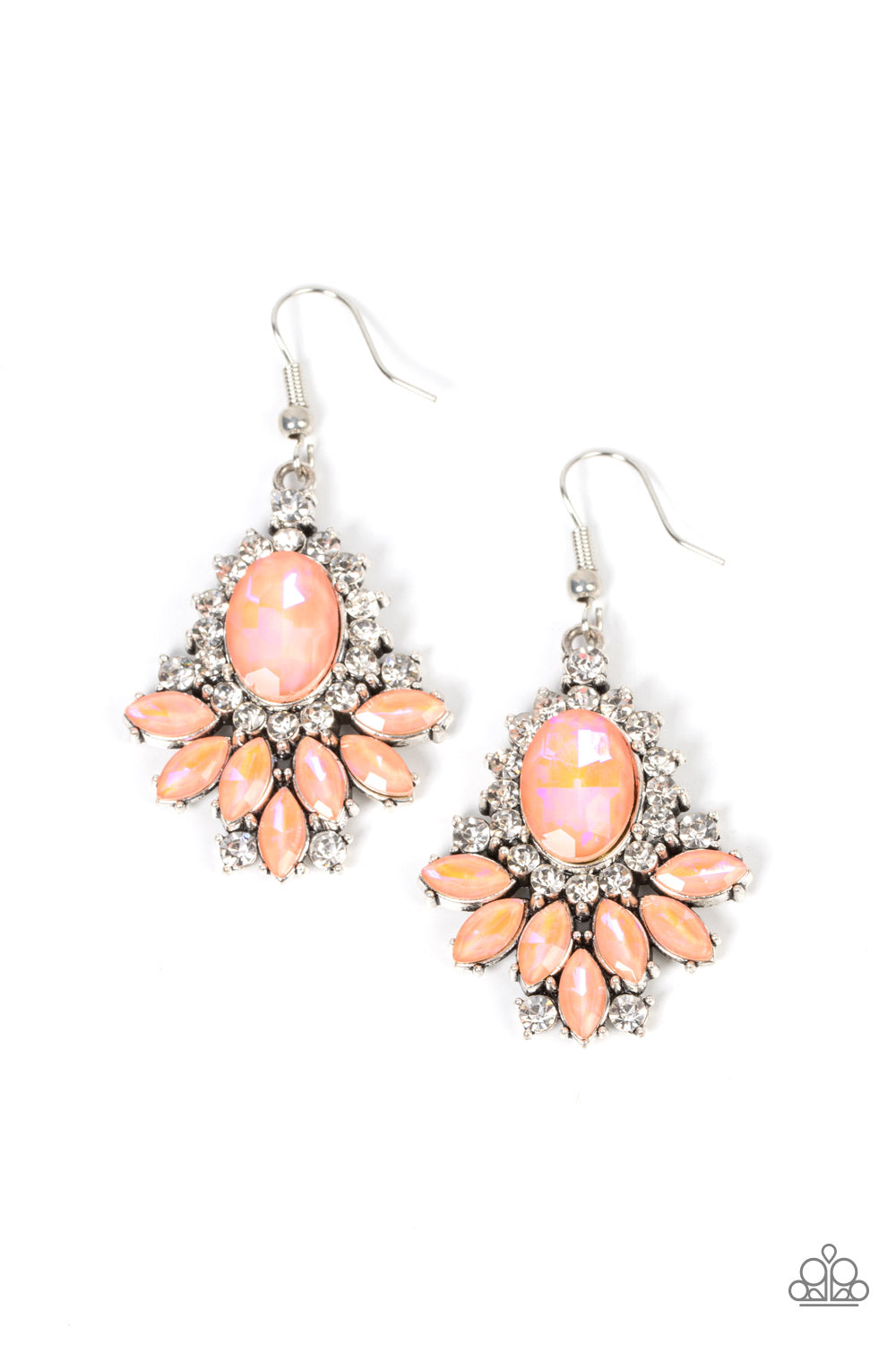 Magic Spell Sparkle - Orange Paparazzi Earrings