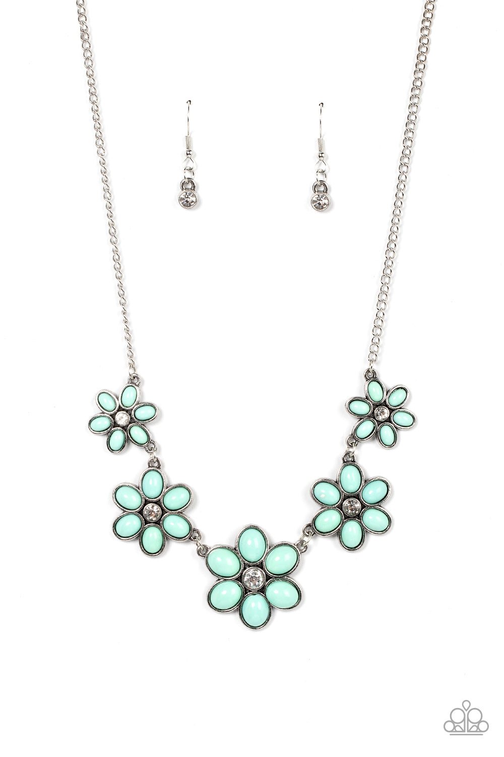 Prairie Party - Green Paparazzi Necklace